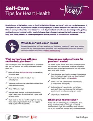 Self Care Tips for Heart Health