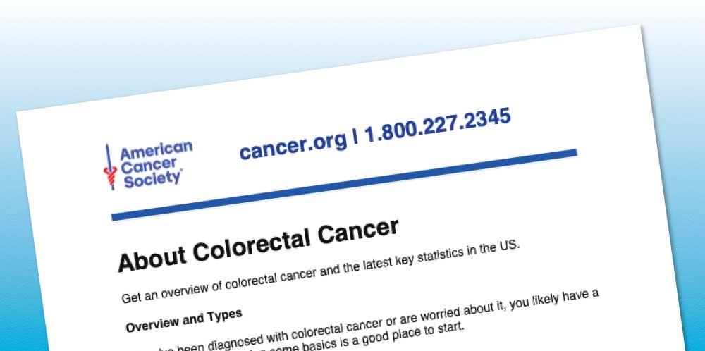 ACS Colorectal Cancer Overview & Key Statistics [PDF]