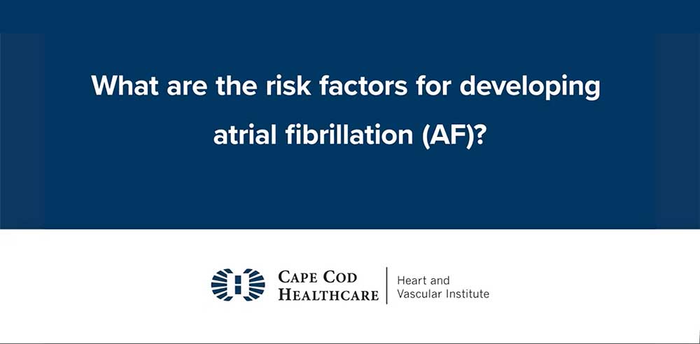 What are the risk factors for developing atrial fibrillation (AF)?