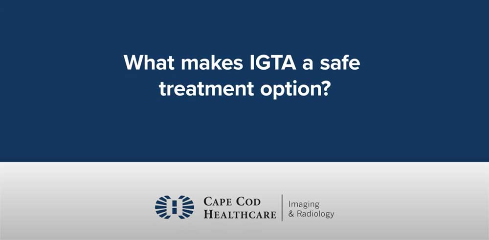 What makes IGTA a safe treatment option?