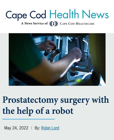 da Vinci Prostate Surgery Article on CCHN