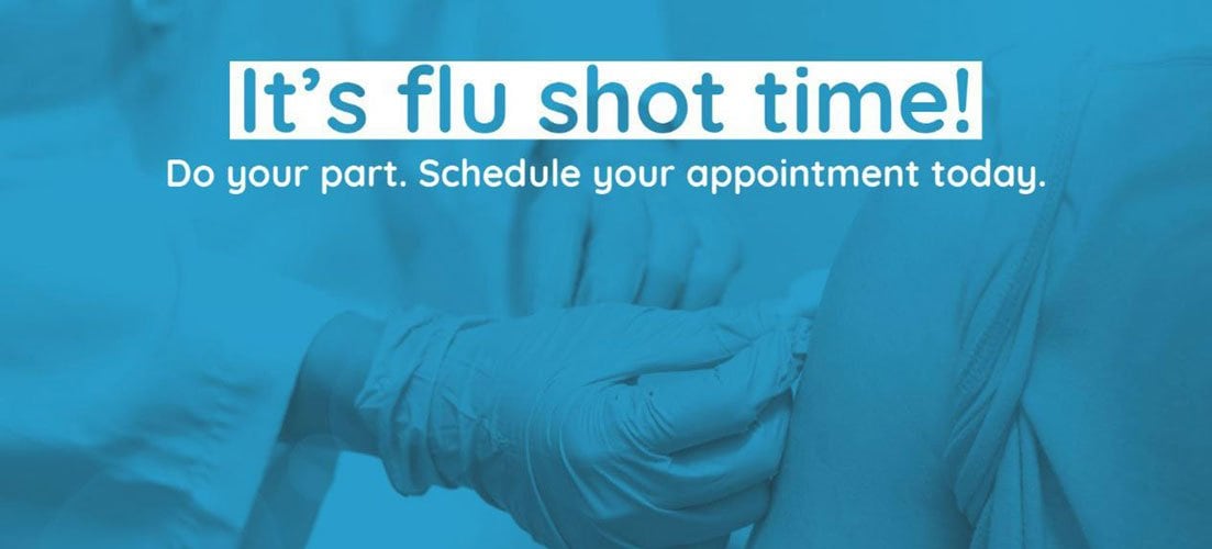 Schedule your flu vaccination online or call 508-957-8600